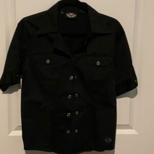 Harley-Davidson Black Lightweight Shirt Jacket